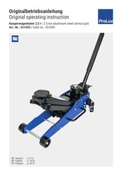 Prolux 431045 Originalbetriebsanleitung