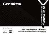 Genmitsu PROVerXL 6050 Plus Benutzerhandbuch