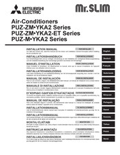 Mitsubishi Electric Mr.SLIM PUZ-M250YKA2 Installationshandbuch