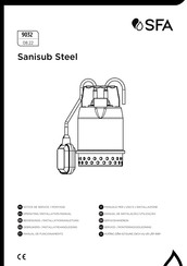 SFA Sanisub Steel Bedienungs- Und Installationsanleitung