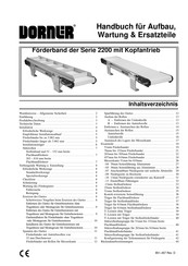 Dorner 2200 Serie Handbuch Für Aufbau, Wartung & Ersatzteile
