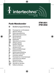 INTERTECHNO ITW-802 Bedienungsanleitung