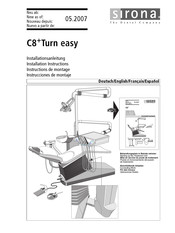 Sirona C8+ Turn easy Installationsanleitung