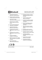 EINHELL GC-CG 3,6/70 Li Originalbetriebsanleitung