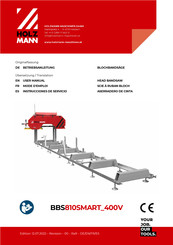 HOLZMANN-MASCHINEN BBS810SMART 400V Betriebsanleitung