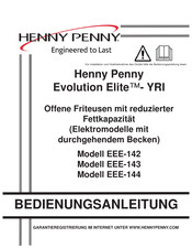 Henny Penny Evolution Elite EEE-143 Bedienungsanleitung