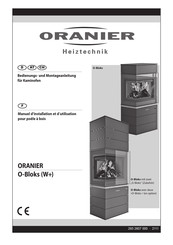 Oranier O-Bloks W+ Bedienungs- Und Montageanleitung