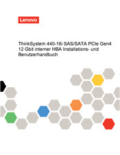 Lenovo ThinkSystem 440-16i Installations- Und Benutzerhandbuch