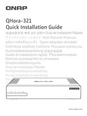 QNAP QHora-321 Kurzinstallationsanleitung