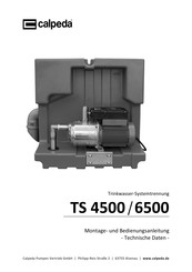 Calpeda TS 4500 Montage- Und Bedienungsanleitung