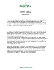 XMax V3 PRO Handbuch