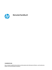 HP Z24q G3 Benutzerhandbuch