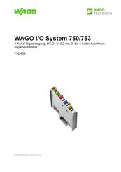 WAGO 750-409 Produkthandbuch