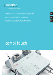 mectron combi touch Gebrauchs- Und Wartungsanleitung