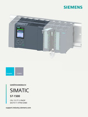 Siemens CPU 1517T-3 PN/DP Gerätehandbuch