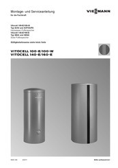 Viessmann Vitocell 100-W SVP Montage- Und Serviceanleitung