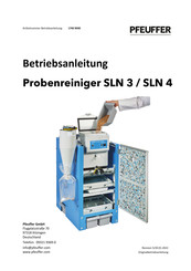 Pfeuffer SLN 4 Betriebsanleitung