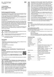 Sygonix 2380478 Kurzanleitung