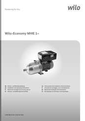 Wilo Economy MHIE 1-Serie Einbau- Und Betriebsanleitung