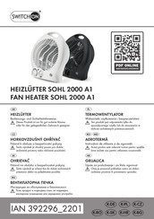 Switch ON SOHL 2000 A1 Bedienungs- Und Sicherheitshinweise