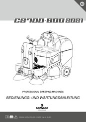 COMAC CS 800 H 2021 Bedienungs- Und Wartungsanleitung