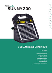 VOSS.farming Sunny 200 Bedienungsanleitung