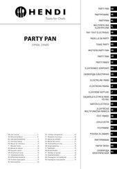 Hendi PARTY PAN Benutzerhandbuch