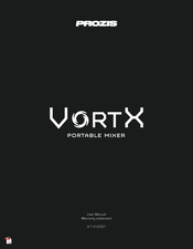 Prozis VortX Bedienungsanleitung