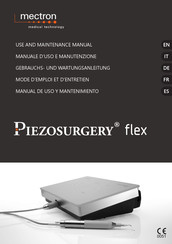 mectron Piezosurgery flex Gebrauchs- Und Wartungsanleitung