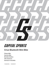 Capital Sports Crius Bluetooth Mini Bike Bedienungsanleitung