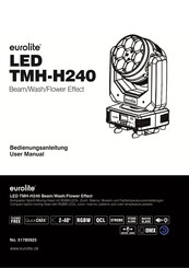 EuroLite LED TMH-H240 Beam/Wash/Flower Effect Bedienungsanleitung