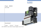 bürkert 8640 AirLine Schnellstartanleitung