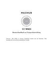 MAXHUB UC BM21 Benutzerhandbuch