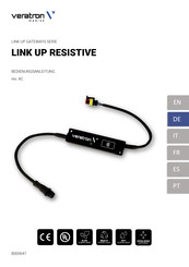 Veratron LINK UP RESISTIVE Bedienungsanleitung