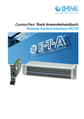 E-T-A ControlPlex Rack Anwenderhandbuch