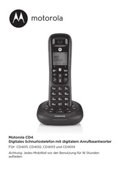 Motorola CD4012 Bedienungsanleitung