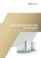 FläktGroup AP BIO 400 Installations-, Bedienungs- Und Wartungsanleitung