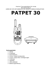 Reedog PATPET 30 Benutzerhandbuch