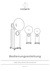 avantgarde acoustic DUO GT Bedienungsanleitung