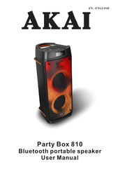Akai Party Box 810 Bedienungsanleitung