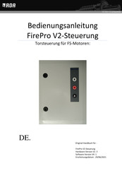 RDA FirePro V2 Bedienungsanleitung