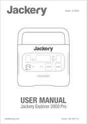 Jackery Explorer 2000 Pro Benutzerhandbuch