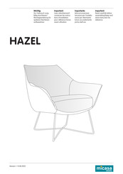 Micasa HAZEL Montageanleitung