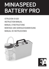 3A HEALTH CARE MINIASPEED Battery Pro Montage- Und Gebrauchsanweisung