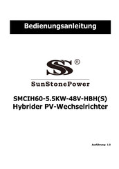 SunStone Power SMCIH60-5.5KW-48V-HBHS Bedienungsanleitung