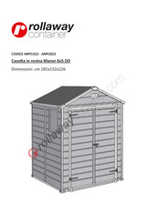 rollaway container Manor 6x5 DD Bedienungsanleitung