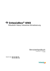Intesis IntesisBox KNX Benutzerhandbuch