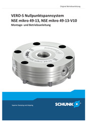 Schunk VERO-S NSE mikro 49-13 Montage- Und Betriebsanleitung