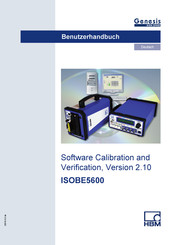 Hbm ISOBE5600 Benutzerhandbuch