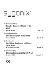 Sygonix 2472505 Bedienungsanleitung